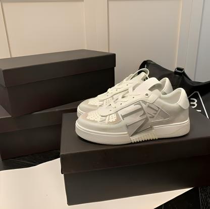 Valentino Garavani Low-Top Calfskin VL7N Sneakers With Bands