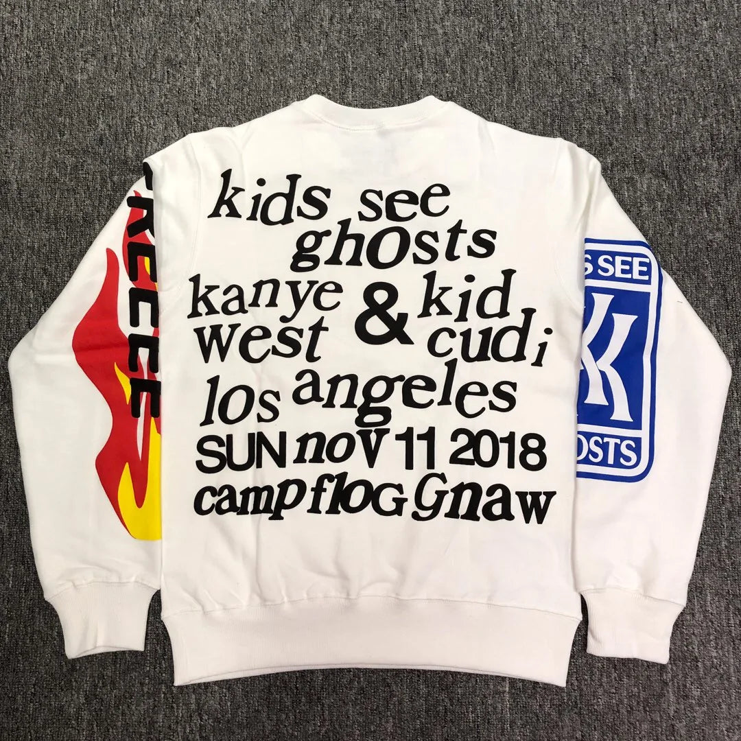 Kanye West - I Feel Ghosts Crewneck Sweatshirts