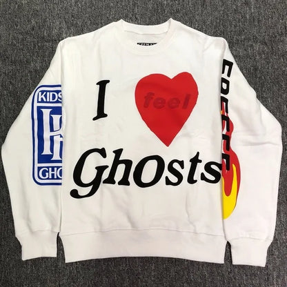 Kanye West - I Feel Ghosts Crewneck Sweatshirts