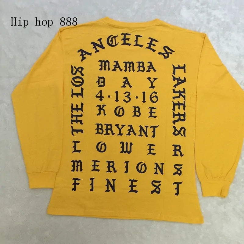 Kanye West "I Feel Like Kobe" Long Sleeve Commemorative T-shirt