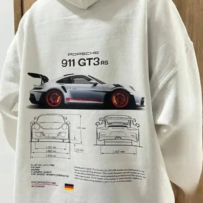 Oversized Car's Racing Hoodie