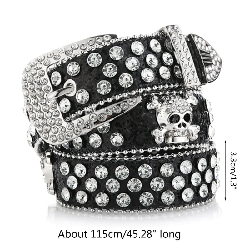 Skull Buckle Belts