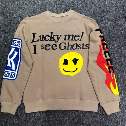 Kanye West - I Feel Ghosts Crewneck Sweatshirts