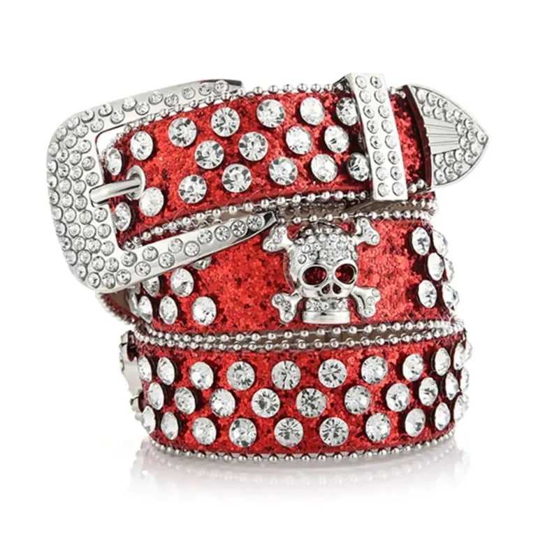 Skull Buckle Belts