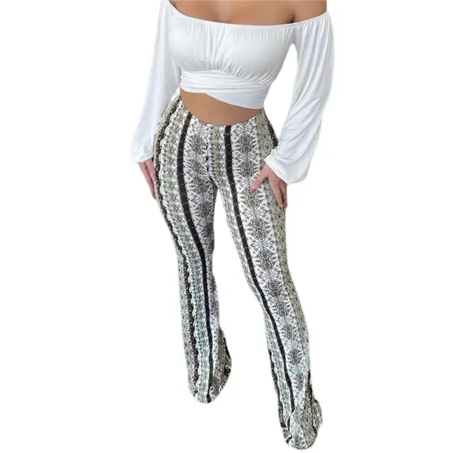 Women's Pants Flare Leggings For Women