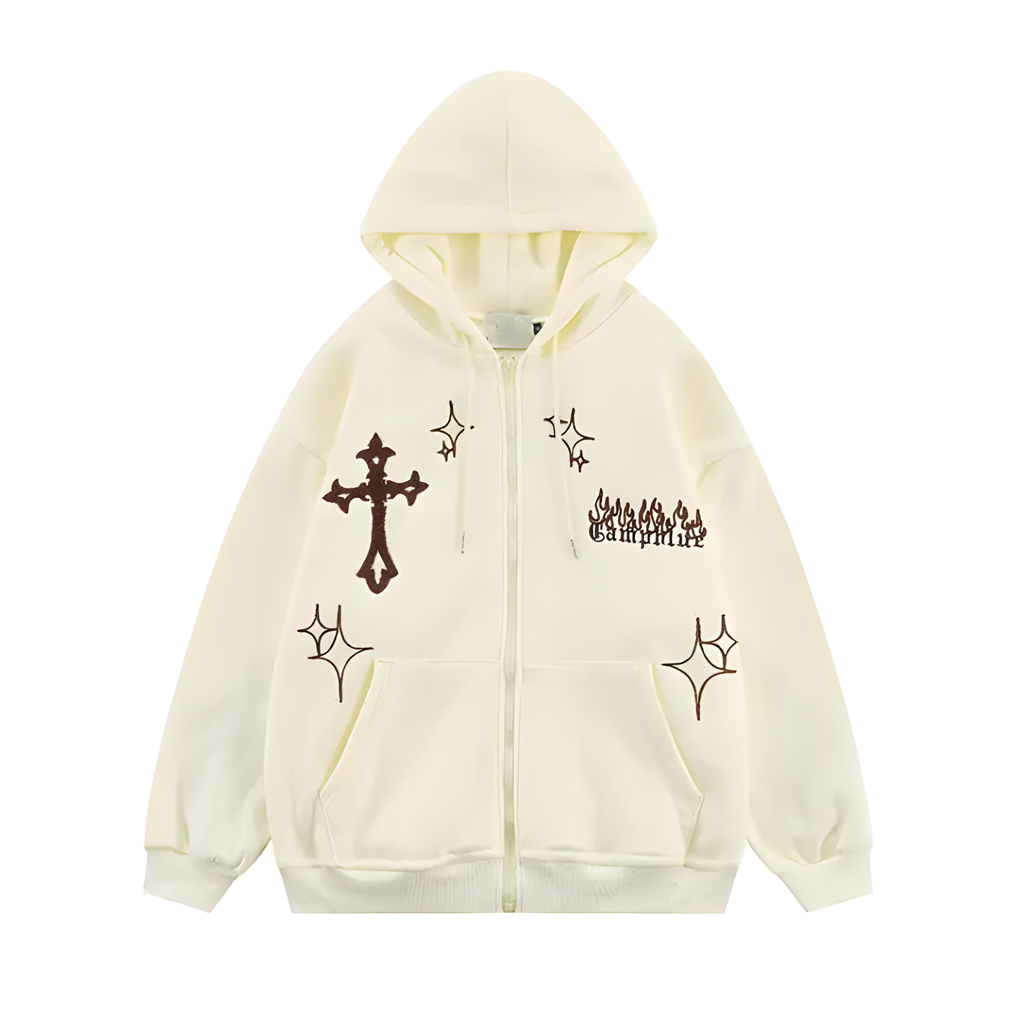 Woman Embroidery Hoodie