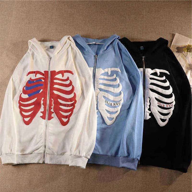 Rhinestone Skeleton Hoodie