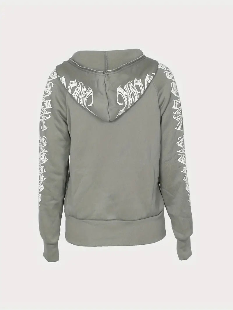 Rhinestone Skeleton Hoodie